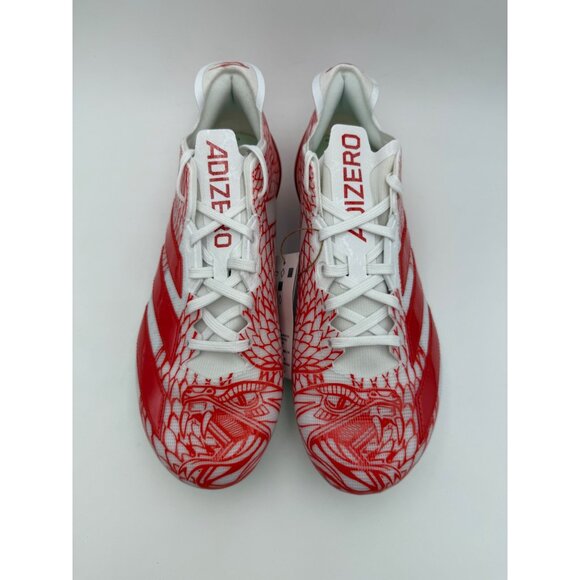 Size 8 - Adizero Electric.2 'Collegiate Orange White' Football Cleats - Picture 2 of 8